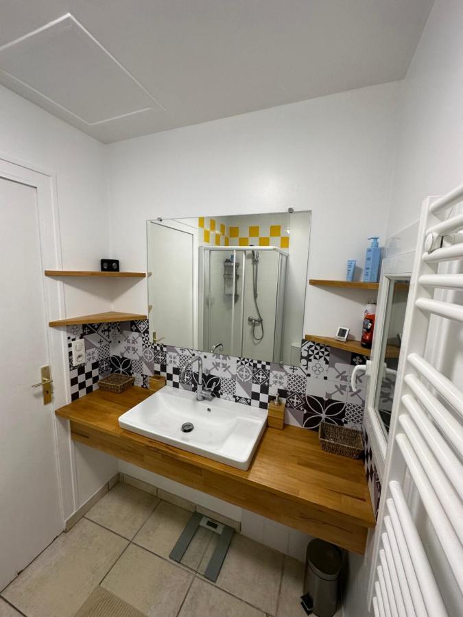 Villa Des Palmiers, Chambre 3, Lit Double 빌뇌브-쉬르-로트 외부 사진